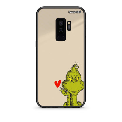 samsung s9 plus Xmas Grinch θήκη από τη Smartfits με σχέδιο στο πίσω μέρος και μαύρο περίβλημα | Smartphone case with colorful back and black bezels by Smartfits