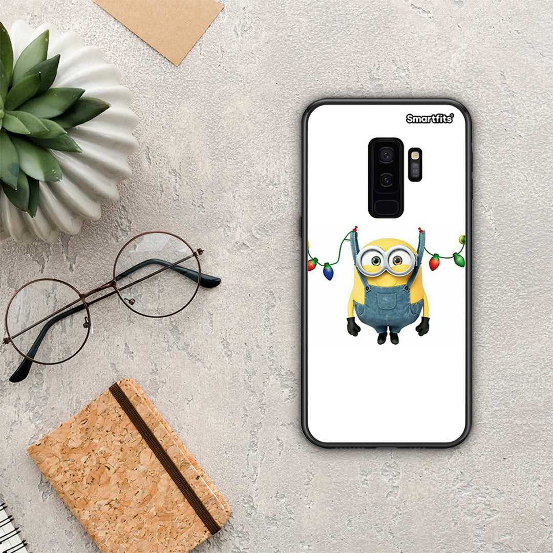 Xmas Minion Lights - Samsung Galaxy S9+ θήκη