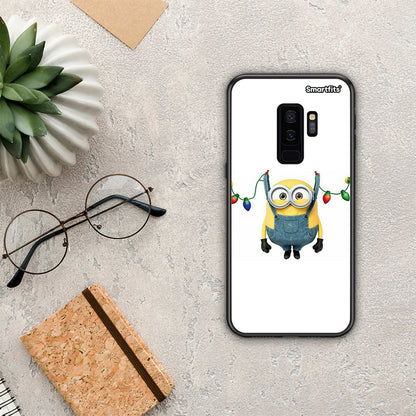Xmas Minion Lights - Samsung Galaxy S9+ θήκη