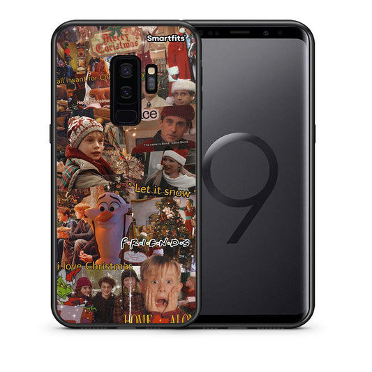 Θήκη Samsung S9 Plus Xmas Wishes από τη Smartfits με σχέδιο στο πίσω μέρος και μαύρο περίβλημα | Samsung S9 Plus Xmas Wishes case with colorful back and black bezels