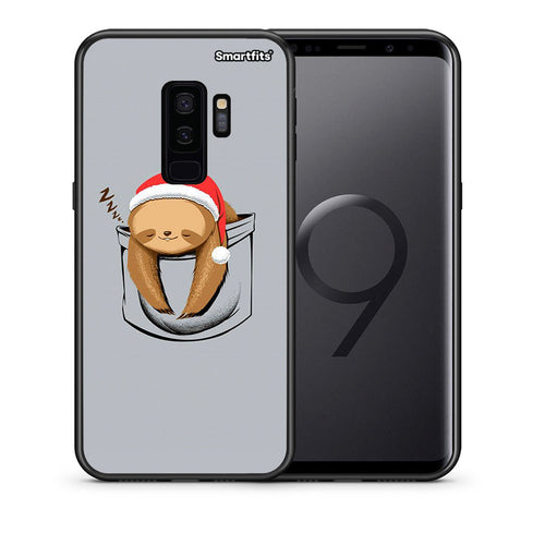 Θήκη Samsung S9 Plus Xmas Zzzz από τη Smartfits με σχέδιο στο πίσω μέρος και μαύρο περίβλημα | Samsung S9 Plus Xmas Zzzz case with colorful back and black bezels