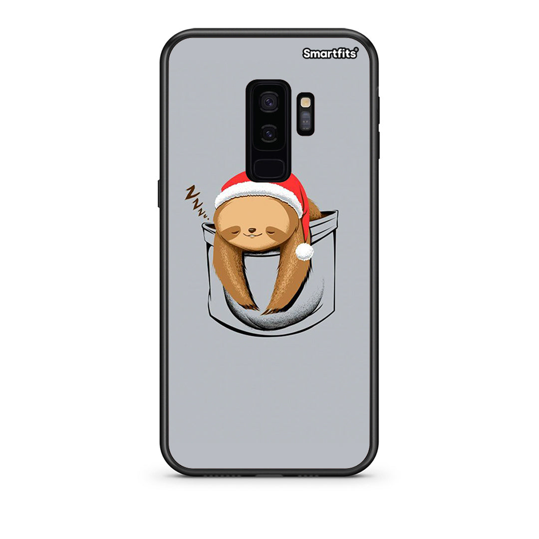 samsung s9 plus Xmas Zzzz θήκη από τη Smartfits με σχέδιο στο πίσω μέρος και μαύρο περίβλημα | Smartphone case with colorful back and black bezels by Smartfits