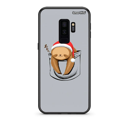 samsung s9 plus Xmas Zzzz θήκη από τη Smartfits με σχέδιο στο πίσω μέρος και μαύρο περίβλημα | Smartphone case with colorful back and black bezels by Smartfits