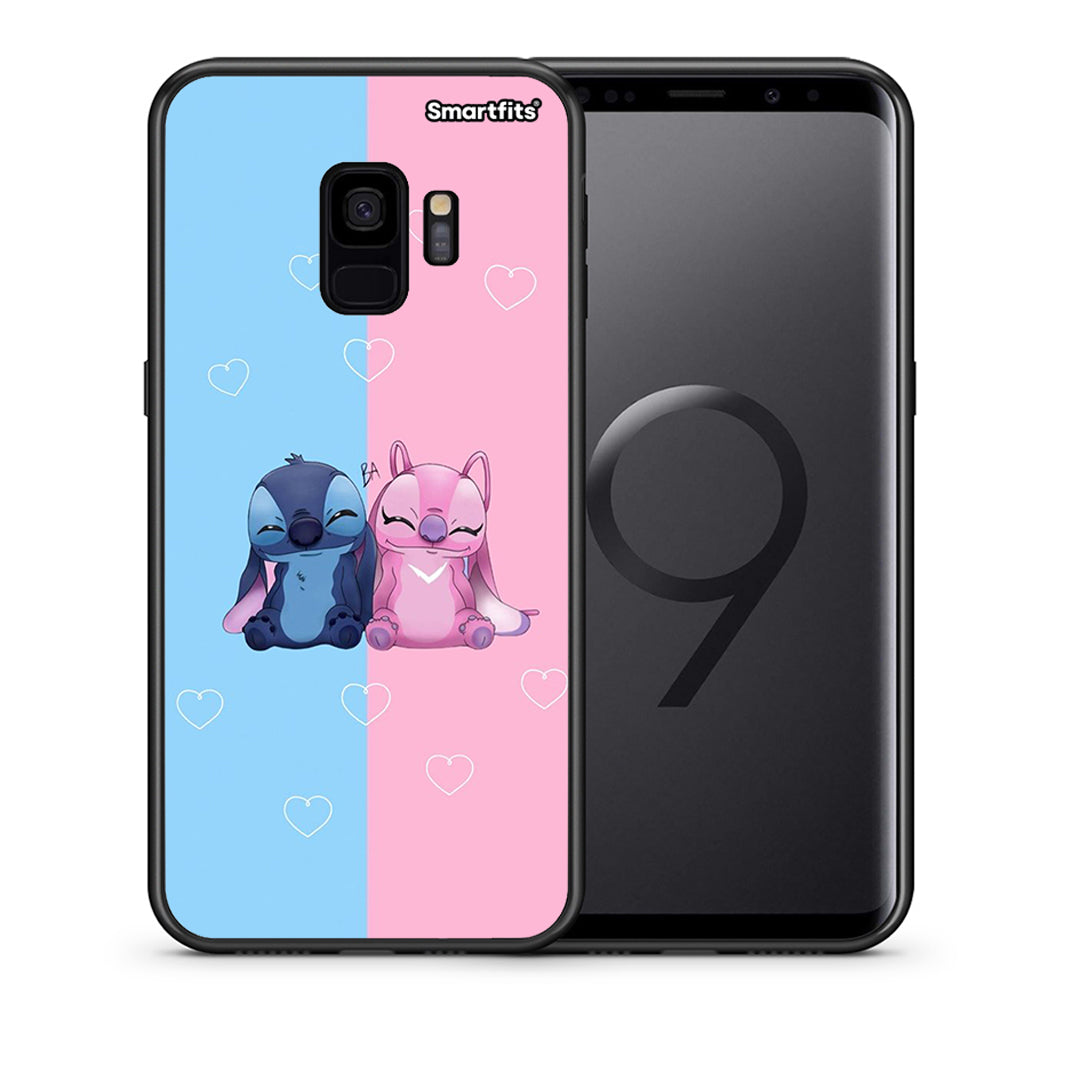 Θήκη Samsung S9 Stitch And Angel από τη Smartfits με σχέδιο στο πίσω μέρος και μαύρο περίβλημα | Samsung S9 Stitch And Angel case with colorful back and black bezels