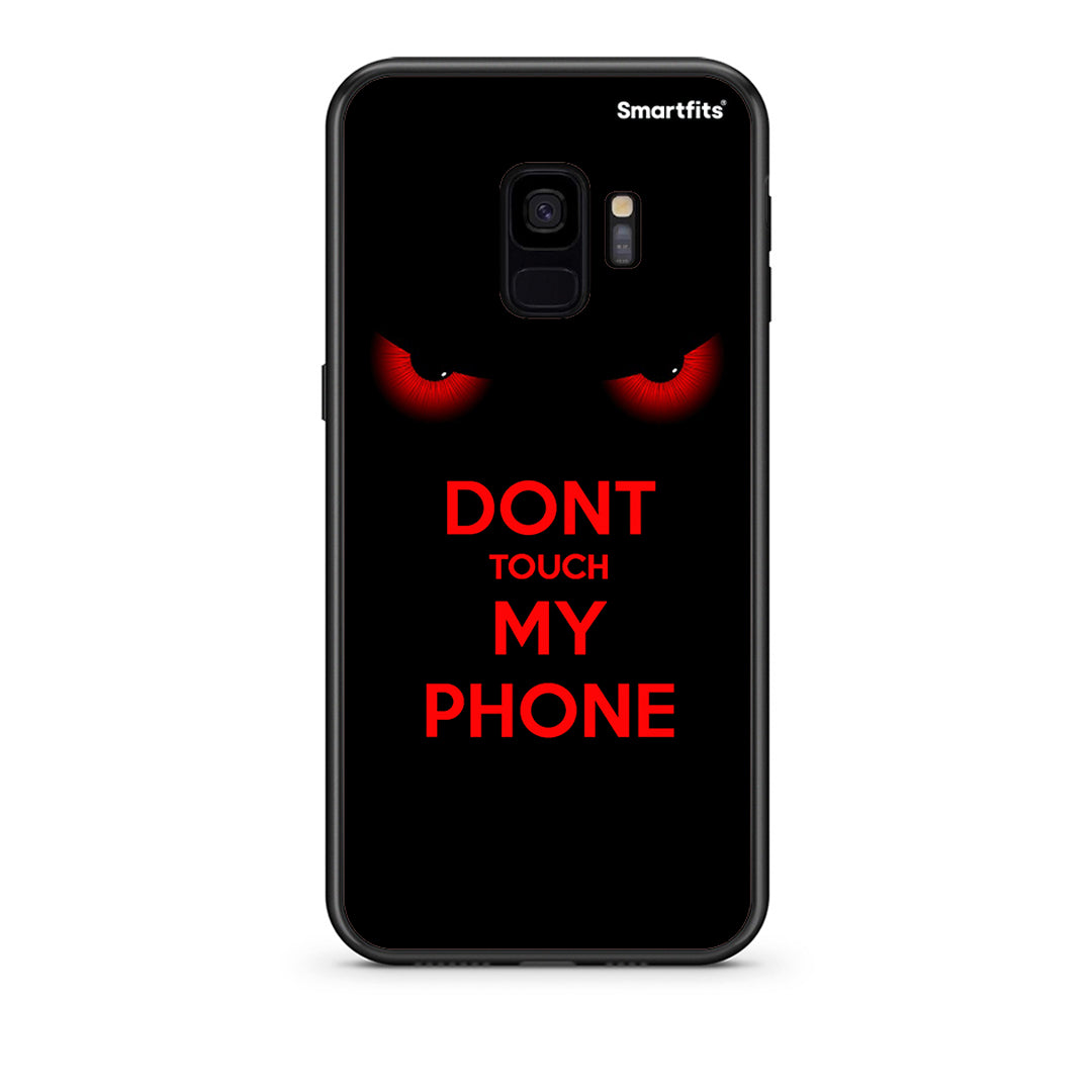 samsung s9 Touch My Phone Θήκη από τη Smartfits με σχέδιο στο πίσω μέρος και μαύρο περίβλημα | Smartphone case with colorful back and black bezels by Smartfits