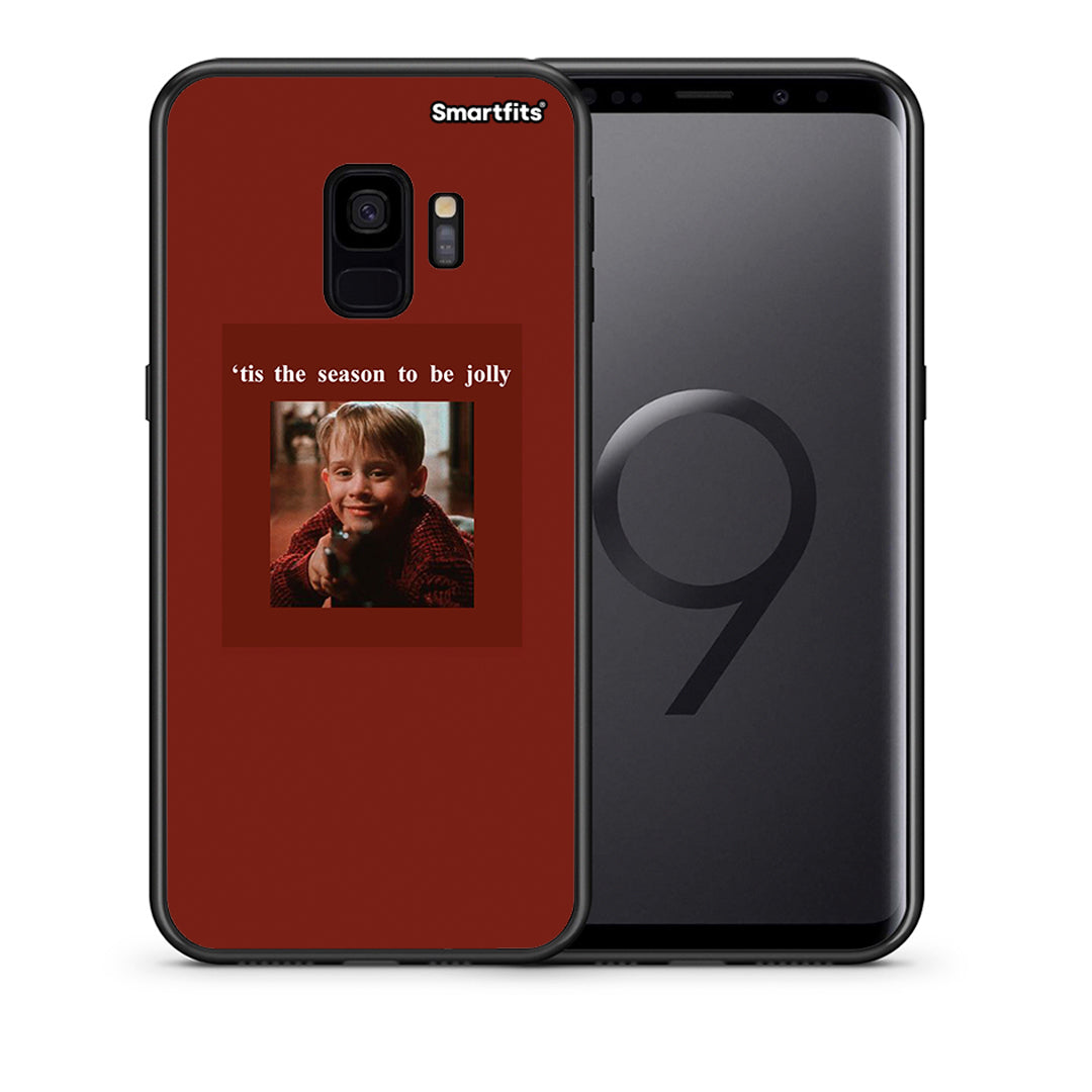 Θήκη Samsung S9 Xmas Ultimate Spirit από τη Smartfits με σχέδιο στο πίσω μέρος και μαύρο περίβλημα | Samsung S9 Xmas Ultimate Spirit case with colorful back and black bezels