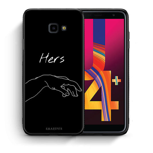 Θήκη Αγίου Βαλεντίνου Samsung J4 Plus Aeshetic Love 1 από τη Smartfits με σχέδιο στο πίσω μέρος και μαύρο περίβλημα | Samsung J4 Plus Aeshetic Love 1 case with colorful back and black bezels