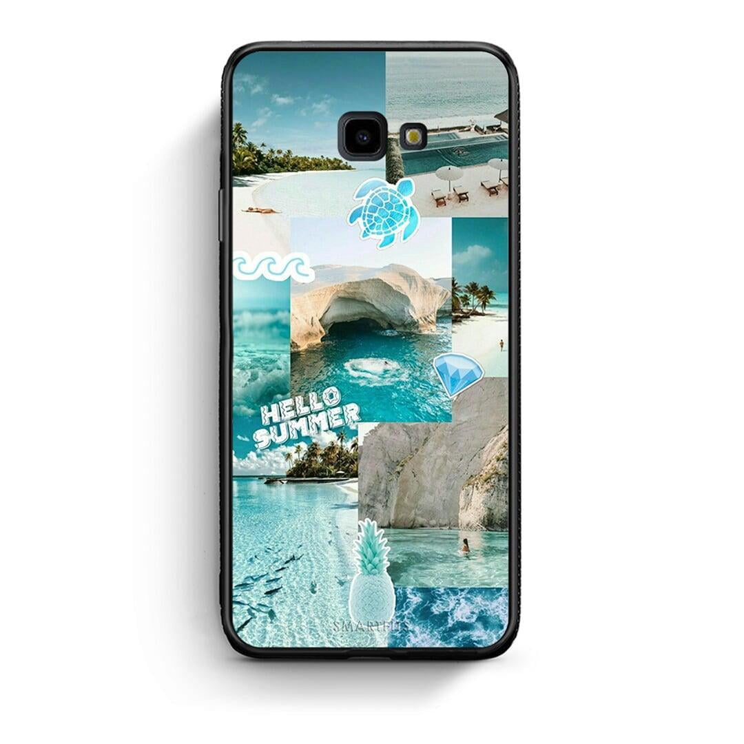Samsung J4 Plus Aesthetic Summer Θήκη από τη Smartfits με σχέδιο στο πίσω μέρος και μαύρο περίβλημα | Smartphone case with colorful back and black bezels by Smartfits