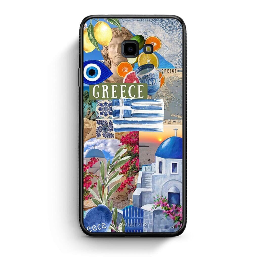 Samsung J4 Plus All Greek Θήκη από τη Smartfits με σχέδιο στο πίσω μέρος και μαύρο περίβλημα | Smartphone case with colorful back and black bezels by Smartfits