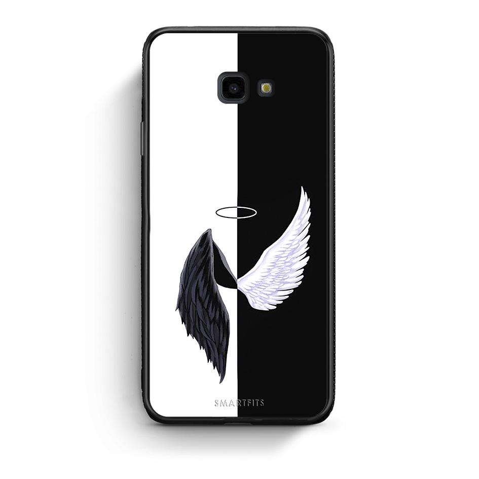 Samsung J4 Plus Angels Demons θήκη από τη Smartfits με σχέδιο στο πίσω μέρος και μαύρο περίβλημα | Smartphone case with colorful back and black bezels by Smartfits