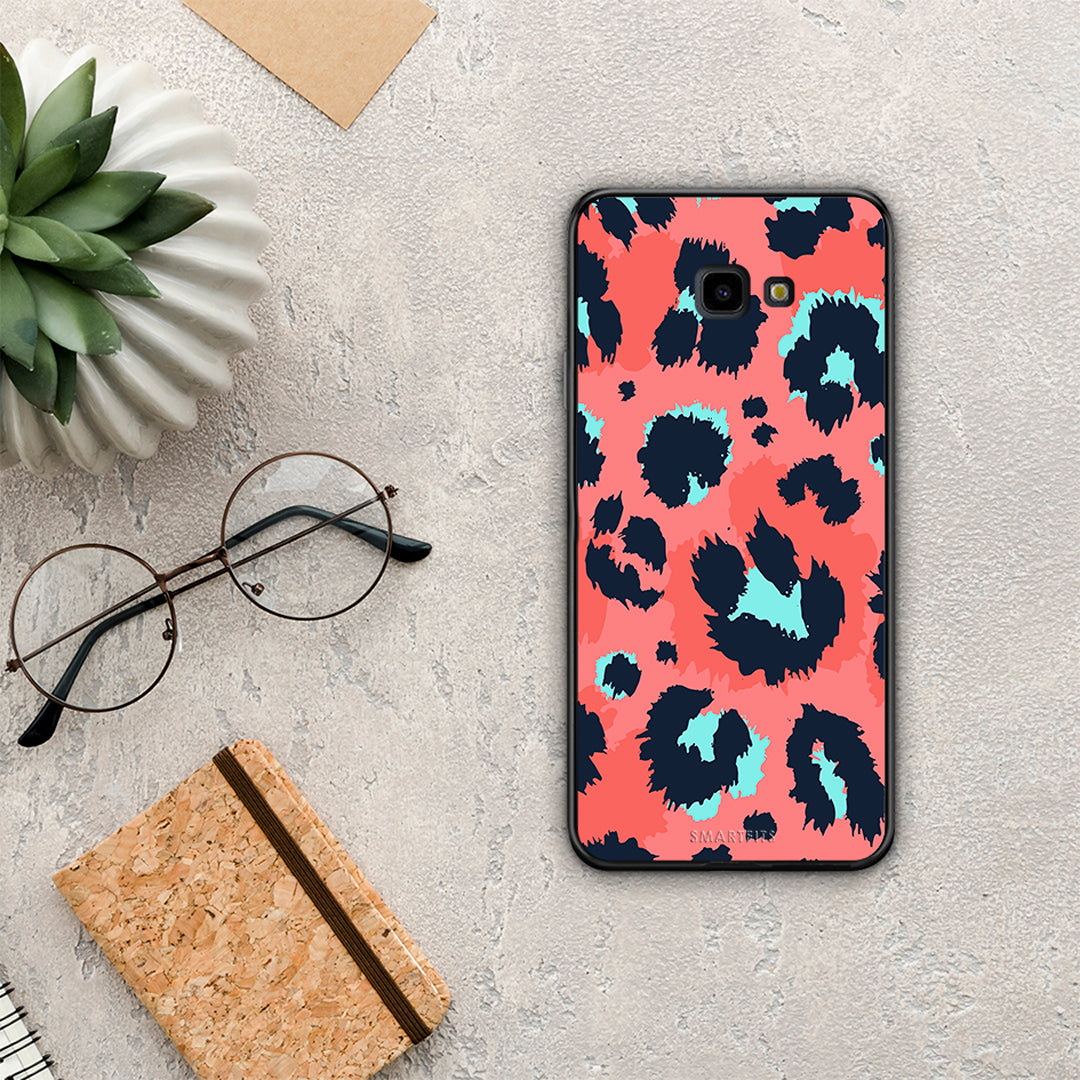 Animal Pink Leopard - Samsung Galaxy J4+ θήκη