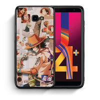 Thumbnail for Θήκη Samsung J4 Plus Anime Collage από τη Smartfits με σχέδιο στο πίσω μέρος και μαύρο περίβλημα | Samsung J4 Plus Anime Collage case with colorful back and black bezels