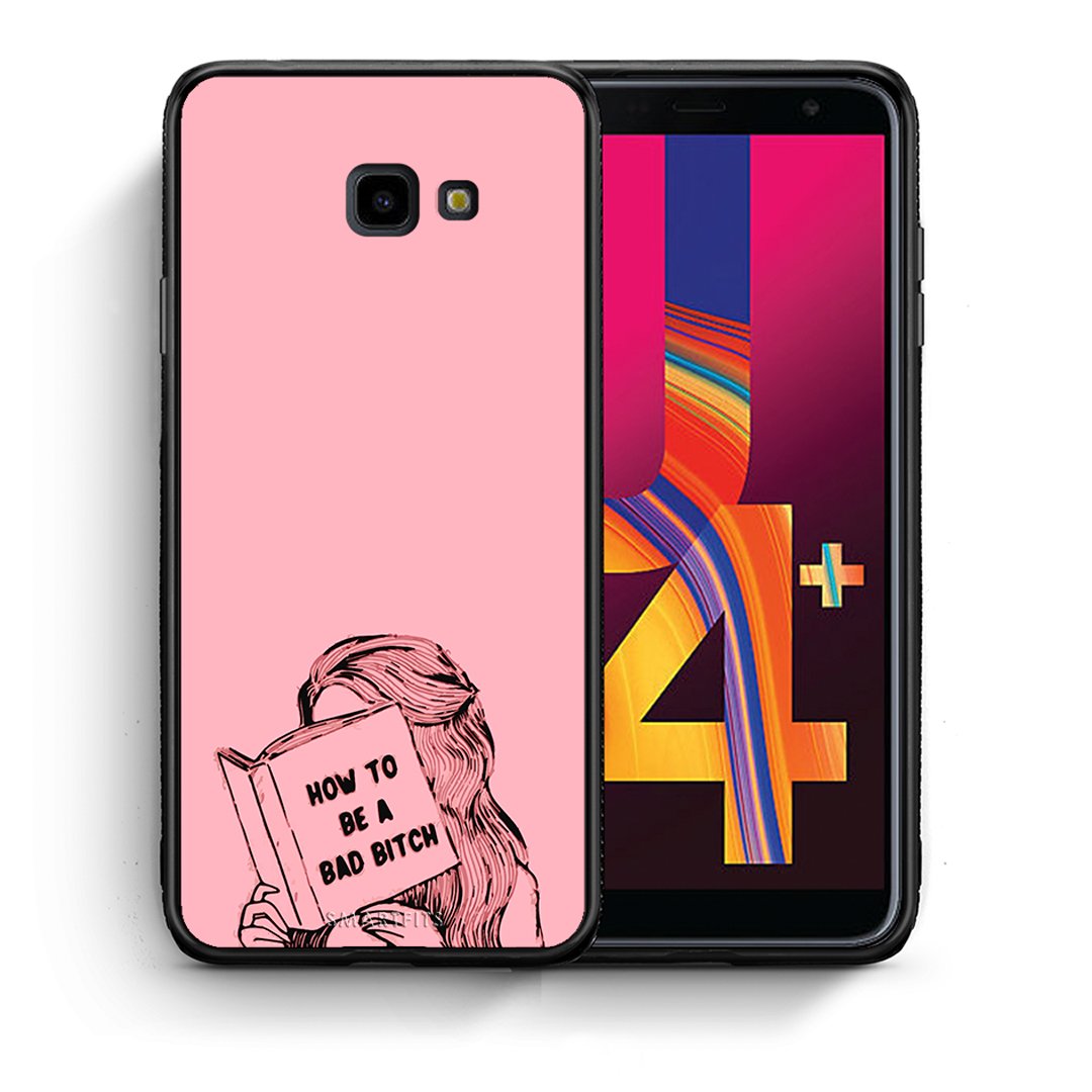Θήκη Samsung J4 Plus Bad Bitch από τη Smartfits με σχέδιο στο πίσω μέρος και μαύρο περίβλημα | Samsung J4 Plus Bad Bitch case with colorful back and black bezels