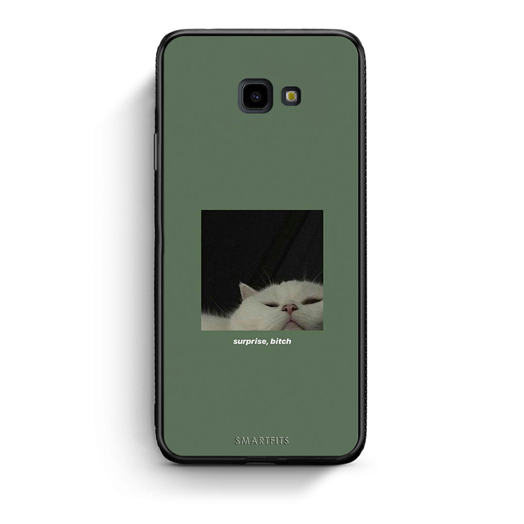 Samsung J4 Plus Bitch Surprise θήκη από τη Smartfits με σχέδιο στο πίσω μέρος και μαύρο περίβλημα | Smartphone case with colorful back and black bezels by Smartfits