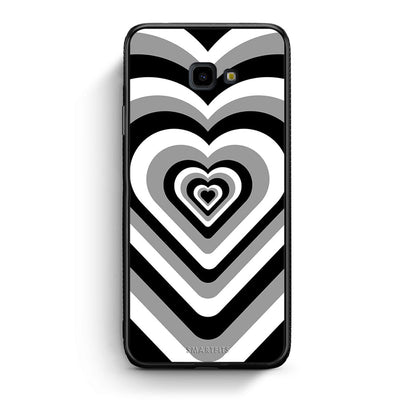 Samsung J4 Plus Black Hearts θήκη από τη Smartfits με σχέδιο στο πίσω μέρος και μαύρο περίβλημα | Smartphone case with colorful back and black bezels by Smartfits