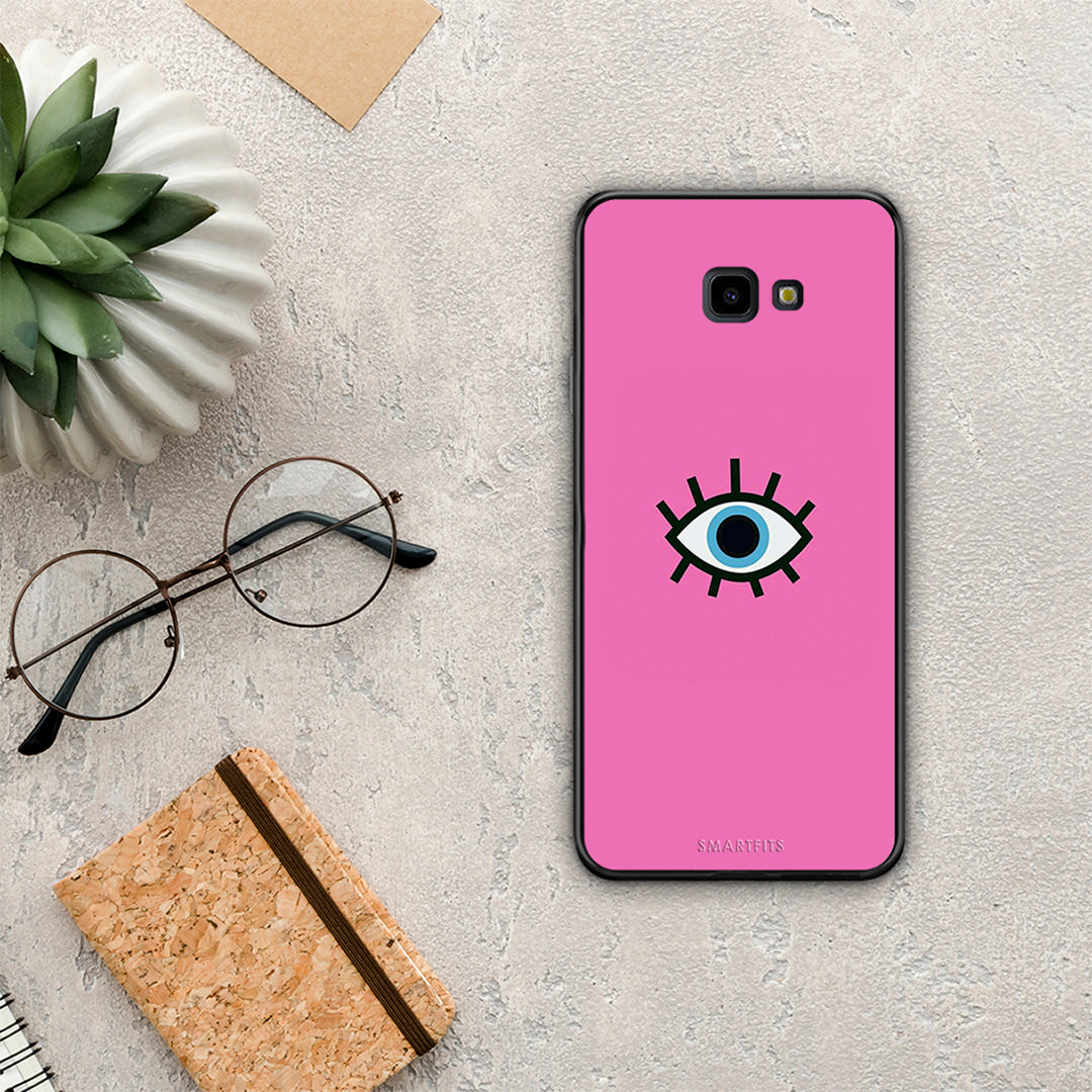 Blue Eye Pink - Samsung Galaxy J4+ θήκη