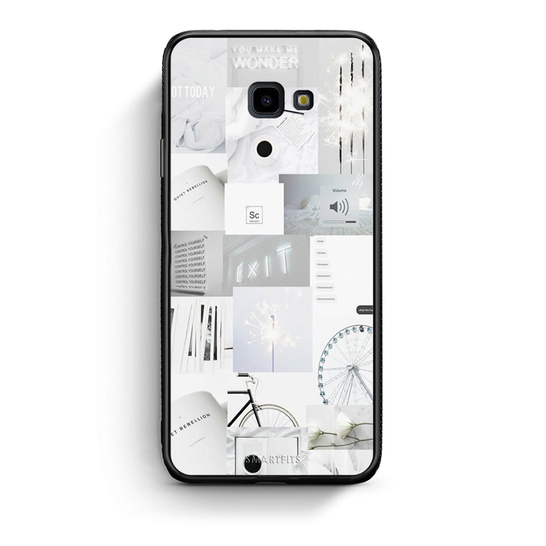 Samsung J4 Plus Collage Make Me Wonder Θήκη Αγίου Βαλεντίνου από τη Smartfits με σχέδιο στο πίσω μέρος και μαύρο περίβλημα | Smartphone case with colorful back and black bezels by Smartfits
