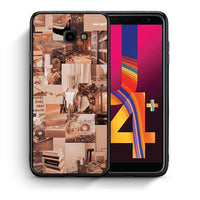 Thumbnail for Θήκη Αγίου Βαλεντίνου Samsung J4 Plus Collage You Can από τη Smartfits με σχέδιο στο πίσω μέρος και μαύρο περίβλημα | Samsung J4 Plus Collage You Can case with colorful back and black bezels