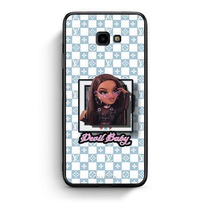Samsung J4 Plus Devil Baby Θήκη Αγίου Βαλεντίνου από τη Smartfits με σχέδιο στο πίσω μέρος και μαύρο περίβλημα | Smartphone case with colorful back and black bezels by Smartfits