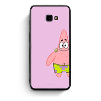 Thumbnail for Samsung J4 Plus  Friends Patrick θήκη από τη Smartfits με σχέδιο στο πίσω μέρος και μαύρο περίβλημα | Smartphone case with colorful back and black bezels by Smartfits