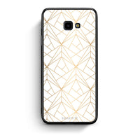 Thumbnail for 111 - Samsung J4 Plus Luxury White Geometric case, cover, bumper