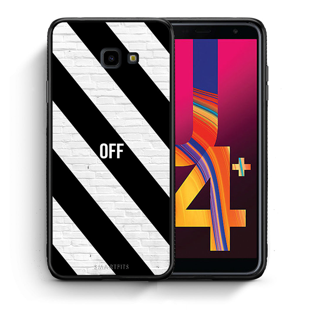 Θήκη Samsung J4 Plus Get Off από τη Smartfits με σχέδιο στο πίσω μέρος και μαύρο περίβλημα | Samsung J4 Plus Get Off case with colorful back and black bezels
