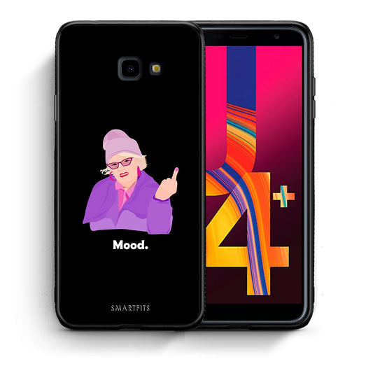Θήκη Samsung J4 Plus Grandma Mood Black από τη Smartfits με σχέδιο στο πίσω μέρος και μαύρο περίβλημα | Samsung J4 Plus Grandma Mood Black case with colorful back and black bezels