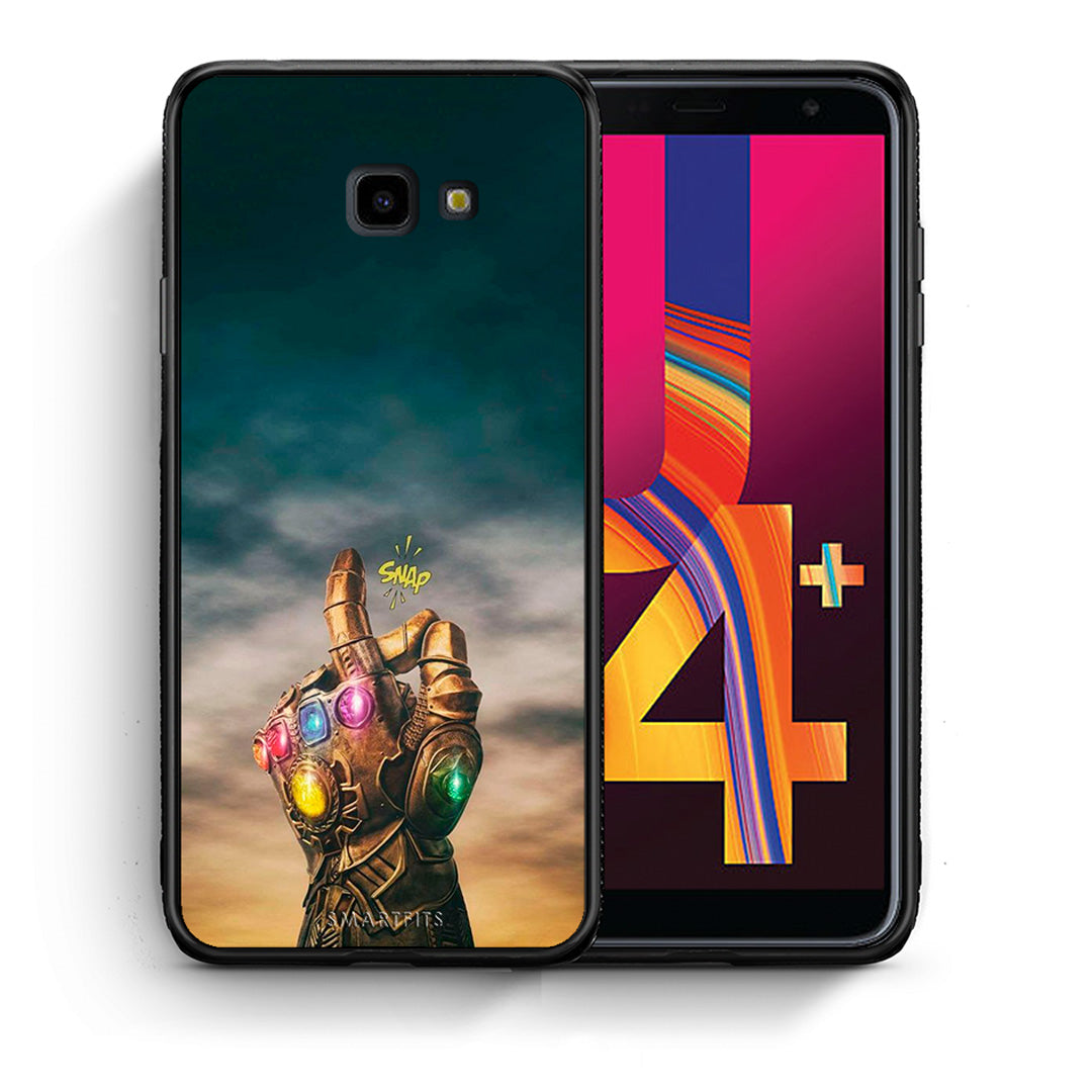 Θήκη Samsung J4 Plus Infinity Snap από τη Smartfits με σχέδιο στο πίσω μέρος και μαύρο περίβλημα | Samsung J4 Plus Infinity Snap case with colorful back and black bezels
