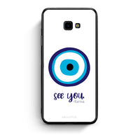Thumbnail for Samsung J4 Plus Karma Says θήκη από τη Smartfits με σχέδιο στο πίσω μέρος και μαύρο περίβλημα | Smartphone case with colorful back and black bezels by Smartfits