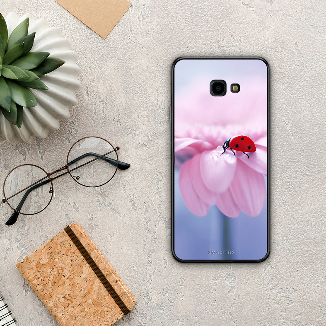 Ladybug Flower - Samsung Galaxy J4+ θήκη