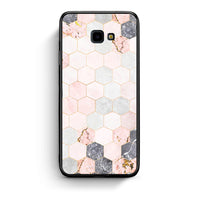 Thumbnail for 4 - Samsung J4 Plus Hexagon Pink Marble case, cover, bumper