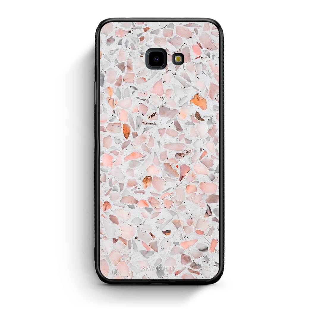 Samsung J4 Plus Marble Terrazzo θήκη από τη Smartfits με σχέδιο στο πίσω μέρος και μαύρο περίβλημα | Smartphone case with colorful back and black bezels by Smartfits