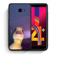 Thumbnail for Θήκη Samsung J4 Plus Meme Duck από τη Smartfits με σχέδιο στο πίσω μέρος και μαύρο περίβλημα | Samsung J4 Plus Meme Duck case with colorful back and black bezels
