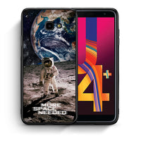 Thumbnail for Θήκη Samsung J4 Plus More Space από τη Smartfits με σχέδιο στο πίσω μέρος και μαύρο περίβλημα | Samsung J4 Plus More Space case with colorful back and black bezels