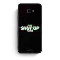 Thumbnail for Samsung J4 Plus OMG ShutUp θήκη από τη Smartfits με σχέδιο στο πίσω μέρος και μαύρο περίβλημα | Smartphone case with colorful back and black bezels by Smartfits