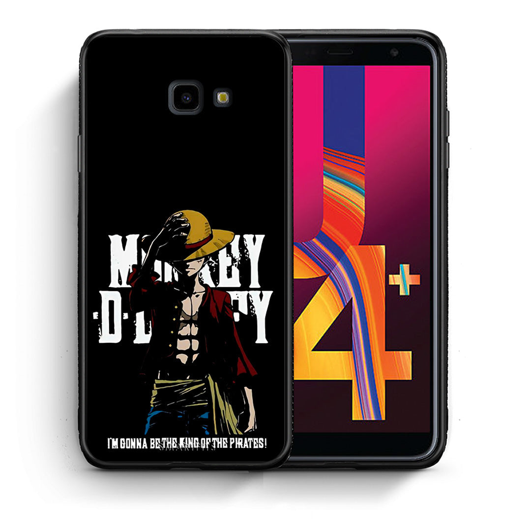Θήκη Samsung J4 Plus Pirate King από τη Smartfits με σχέδιο στο πίσω μέρος και μαύρο περίβλημα | Samsung J4 Plus Pirate King case with colorful back and black bezels