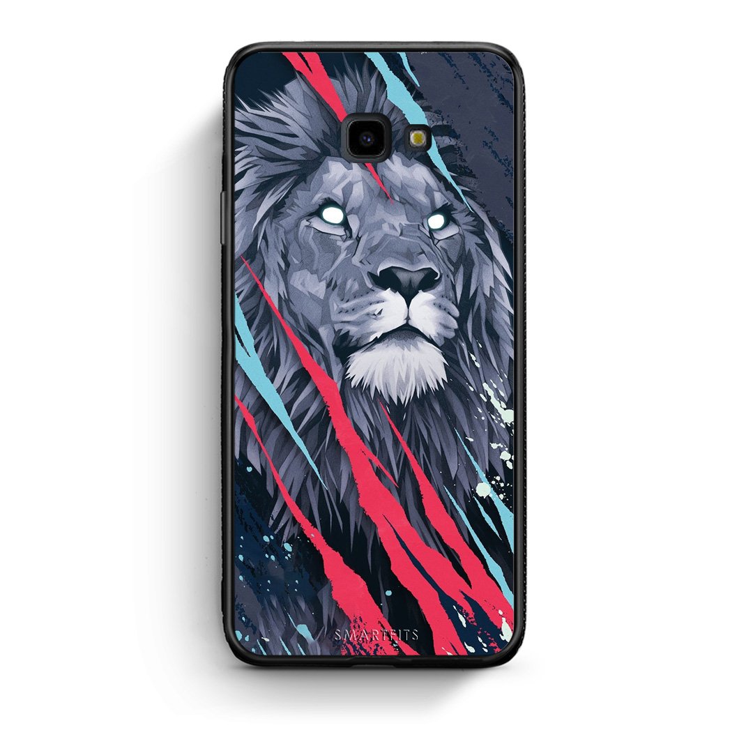 4 - Samsung J4 Plus Lion Designer PopArt case, cover, bumper