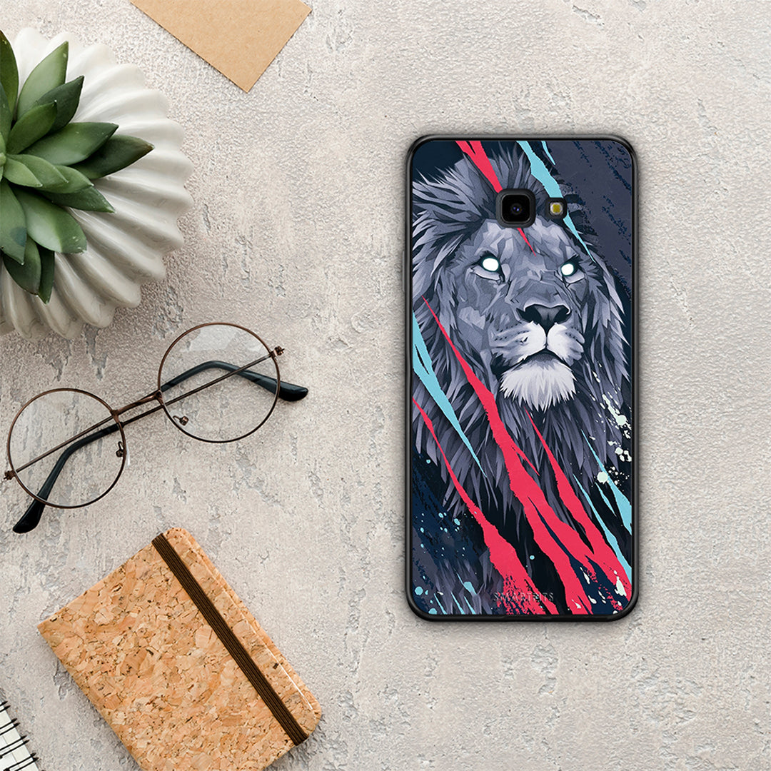 PopArt Lion Designer - Samsung Galaxy J4+ θήκη