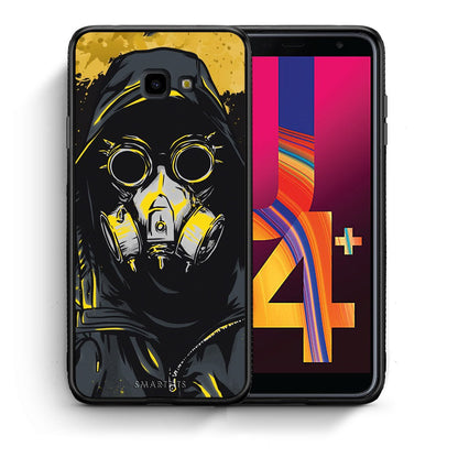 Θήκη Samsung J4 Plus Mask PopArt από τη Smartfits με σχέδιο στο πίσω μέρος και μαύρο περίβλημα | Samsung J4 Plus Mask PopArt case with colorful back and black bezels