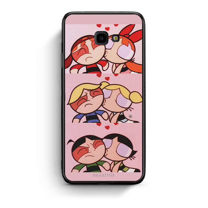 Samsung J4 Plus Puff Love Θήκη Αγίου Βαλεντίνου από τη Smartfits με σχέδιο στο πίσω μέρος και μαύρο περίβλημα | Smartphone case with colorful back and black bezels by Smartfits