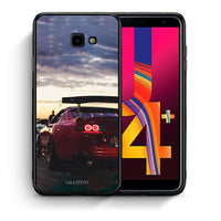 Thumbnail for Θήκη Samsung J4 Plus Racing Supra από τη Smartfits με σχέδιο στο πίσω μέρος και μαύρο περίβλημα | Samsung J4 Plus Racing Supra case with colorful back and black bezels