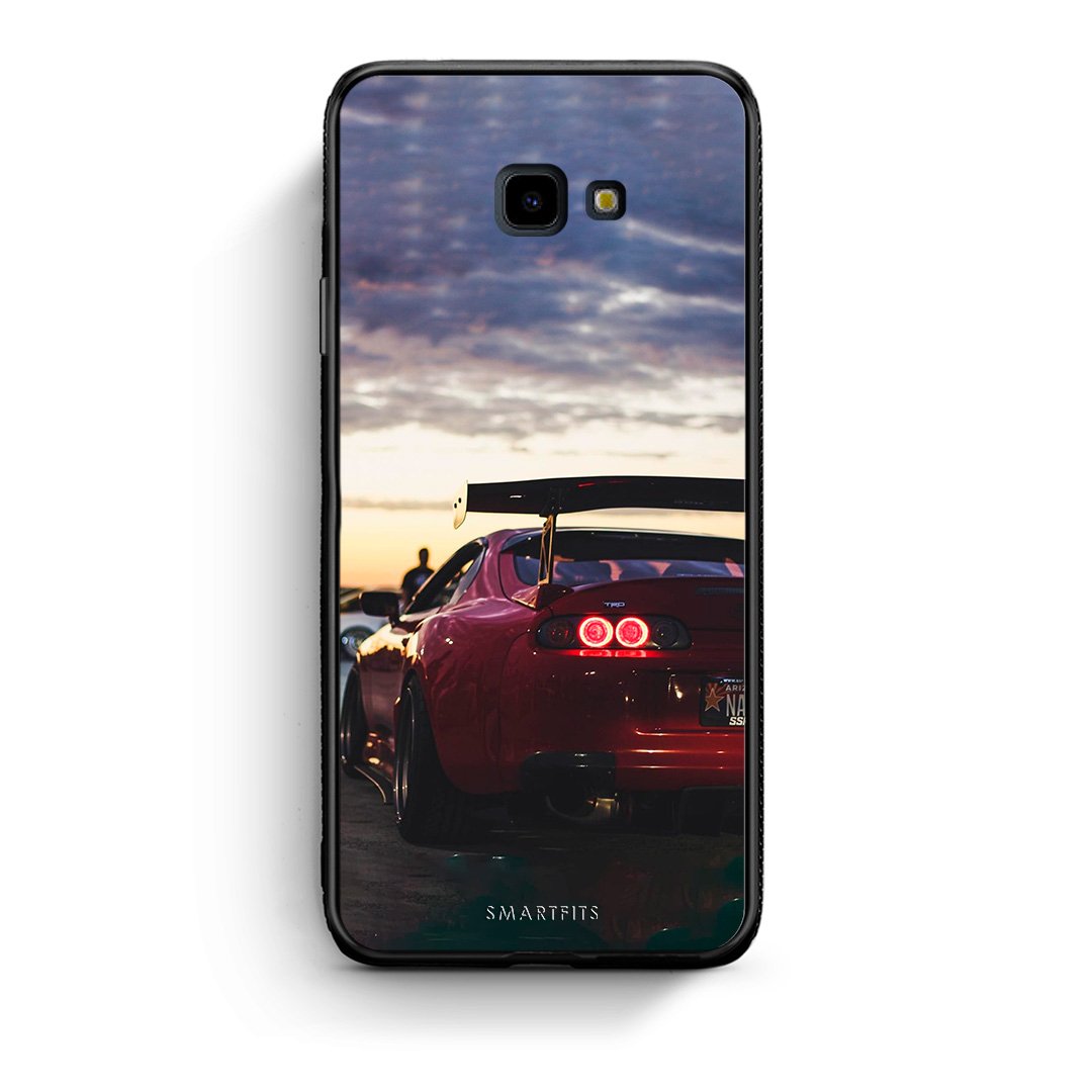 Samsung J4 Plus Racing Supra θήκη από τη Smartfits με σχέδιο στο πίσω μέρος και μαύρο περίβλημα | Smartphone case with colorful back and black bezels by Smartfits