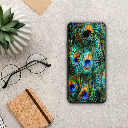 Real Peacock Feathers - Samsung Galaxy J4+ θήκη