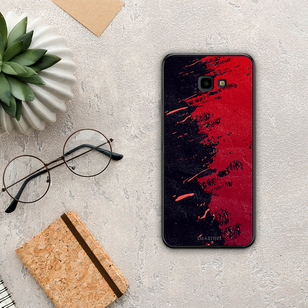 Red Paint - Samsung Galaxy J4+ θήκη