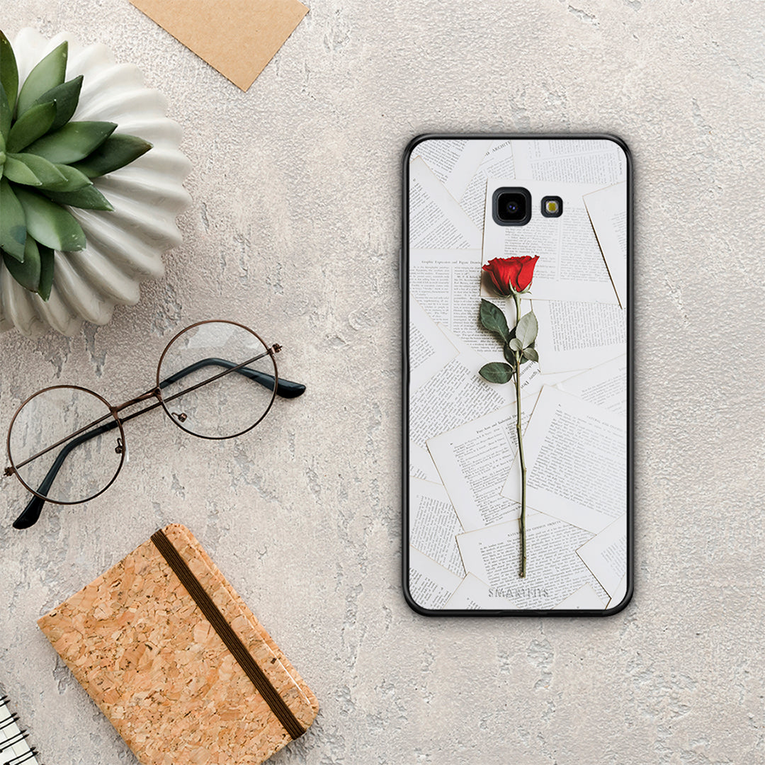 Red Rose - Samsung Galaxy J4+ θήκη