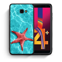 Thumbnail for Θήκη Samsung J4 Plus Red Starfish από τη Smartfits με σχέδιο στο πίσω μέρος και μαύρο περίβλημα | Samsung J4 Plus Red Starfish case with colorful back and black bezels