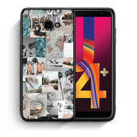 Thumbnail for Θήκη Samsung J4 Plus Retro Beach Life από τη Smartfits με σχέδιο στο πίσω μέρος και μαύρο περίβλημα | Samsung J4 Plus Retro Beach Life case with colorful back and black bezels