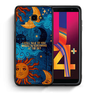 Thumbnail for Θήκη Samsung J4 Plus Screaming Sky από τη Smartfits με σχέδιο στο πίσω μέρος και μαύρο περίβλημα | Samsung J4 Plus Screaming Sky case with colorful back and black bezels