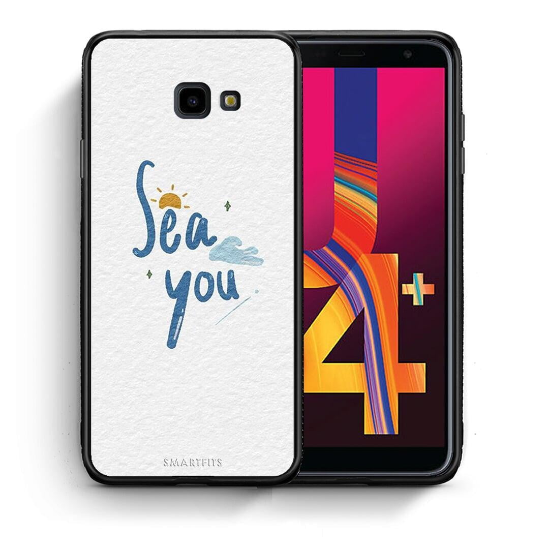 Θήκη Samsung J4 Plus Sea You από τη Smartfits με σχέδιο στο πίσω μέρος και μαύρο περίβλημα | Samsung J4 Plus Sea You case with colorful back and black bezels