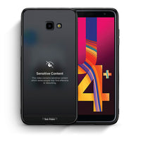 Thumbnail for Θήκη Samsung J4 Plus Sensitive Content από τη Smartfits με σχέδιο στο πίσω μέρος και μαύρο περίβλημα | Samsung J4 Plus Sensitive Content case with colorful back and black bezels